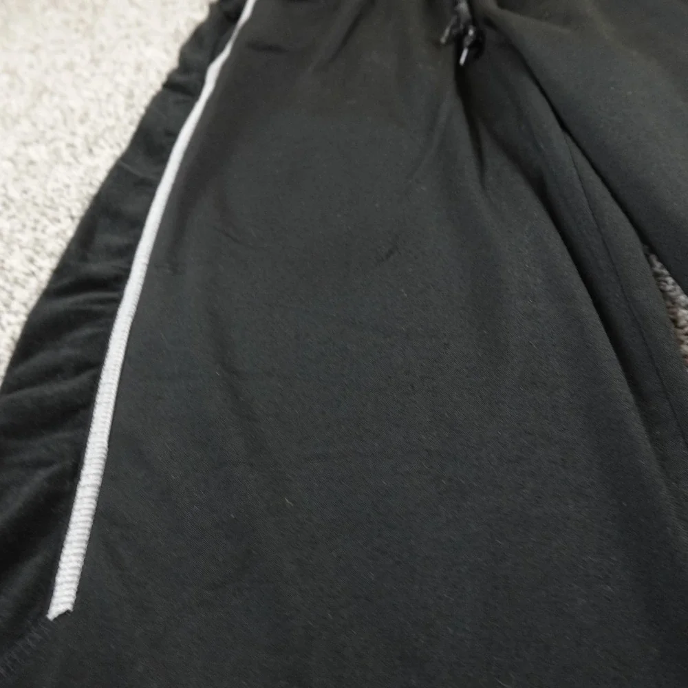 Adidas Pants Mens M Black Track Drawstring WarmUp Jogger‎ Sweatpants Workout Gym